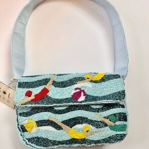 Beaded “Swimmer” Shoulder Bag!